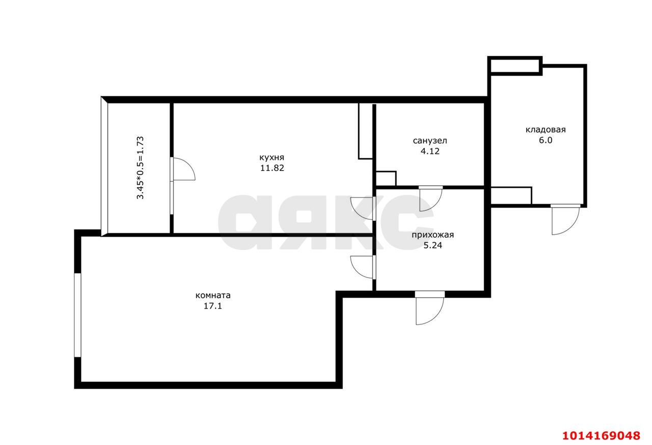 Фото №3: 1-комнатная квартира 43 м² - Краснодар, Достояние, ул. Конгрессная, 33к1