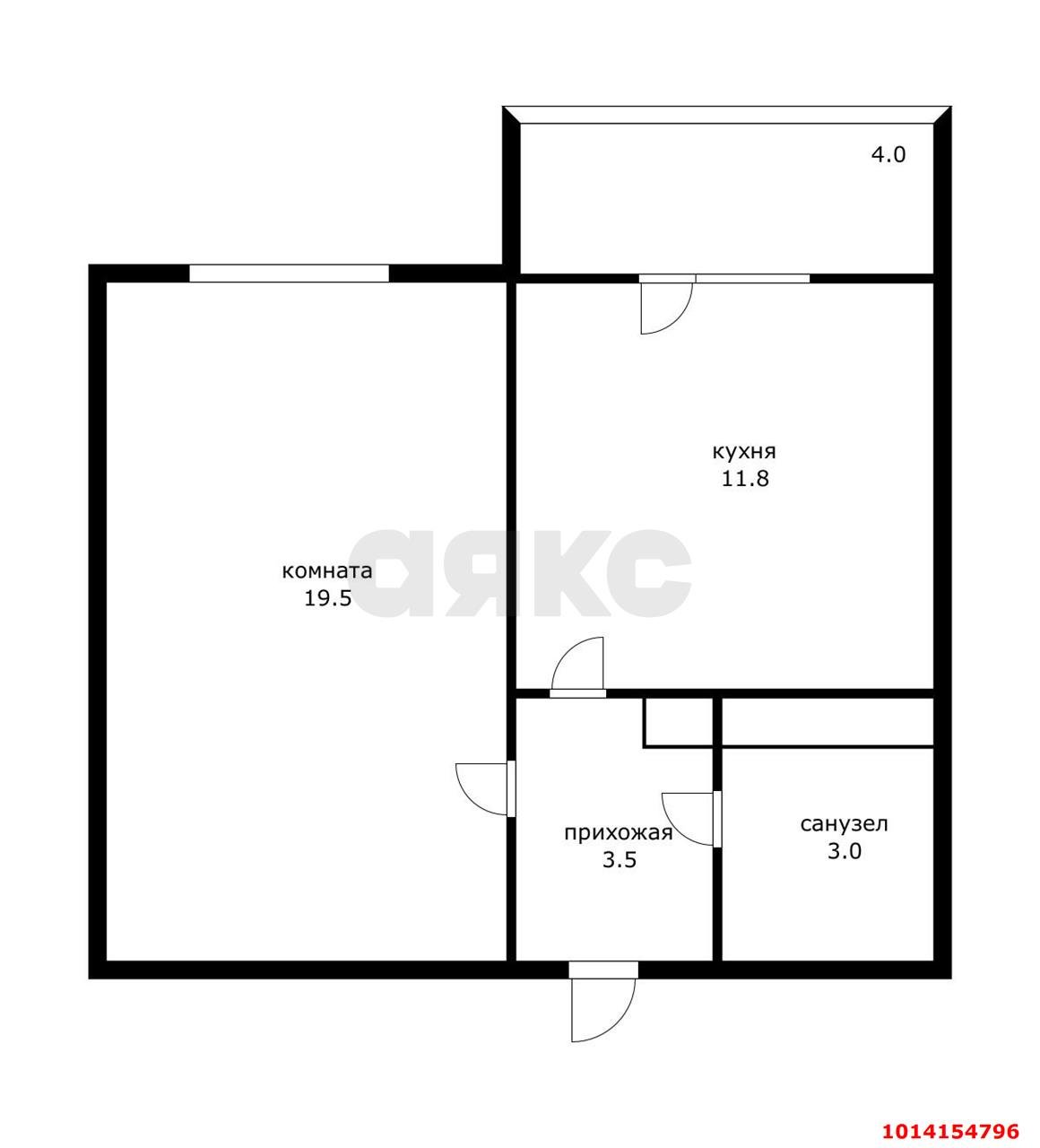 Фото №8: 1-комнатная квартира 39 м² - Краснодар, Восточно-Кругликовский, ул. Героев-Разведчиков, 21/1