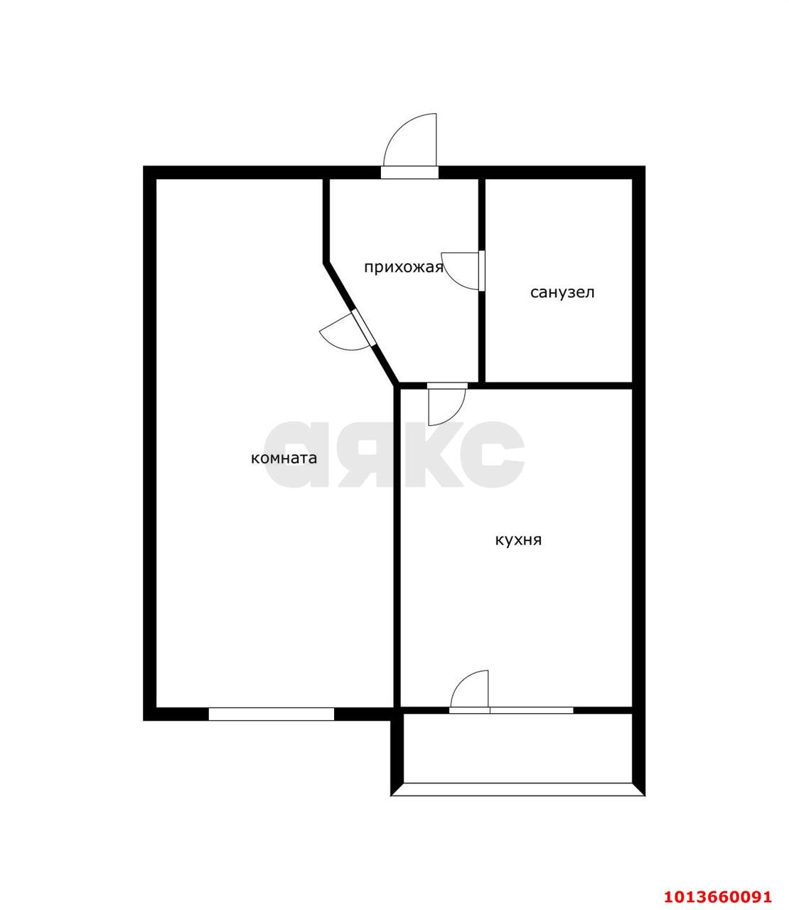 Фото №9: 1-комнатная квартира 36 м² - Краснодар, имени Петра Метальникова, ул. Григория Пономаренко, 43