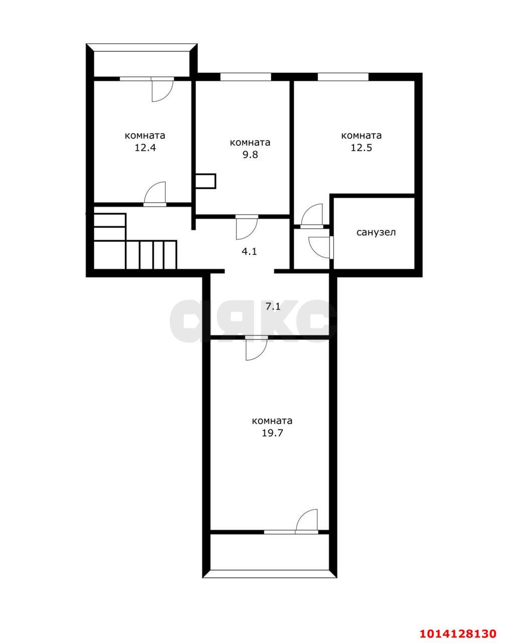 Фото №20: 4-комнатная квартира 135 м² - Краснодар, Черёмушки, ул. Бургасская, 50