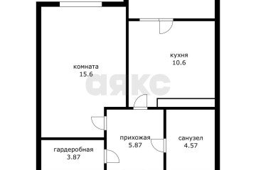 Фото №3: 1-комнатная квартира 43 м² - Краснодар, мкр. Краевая Клиническая Больница, ул. им. Героя Яцкова И.В., 9