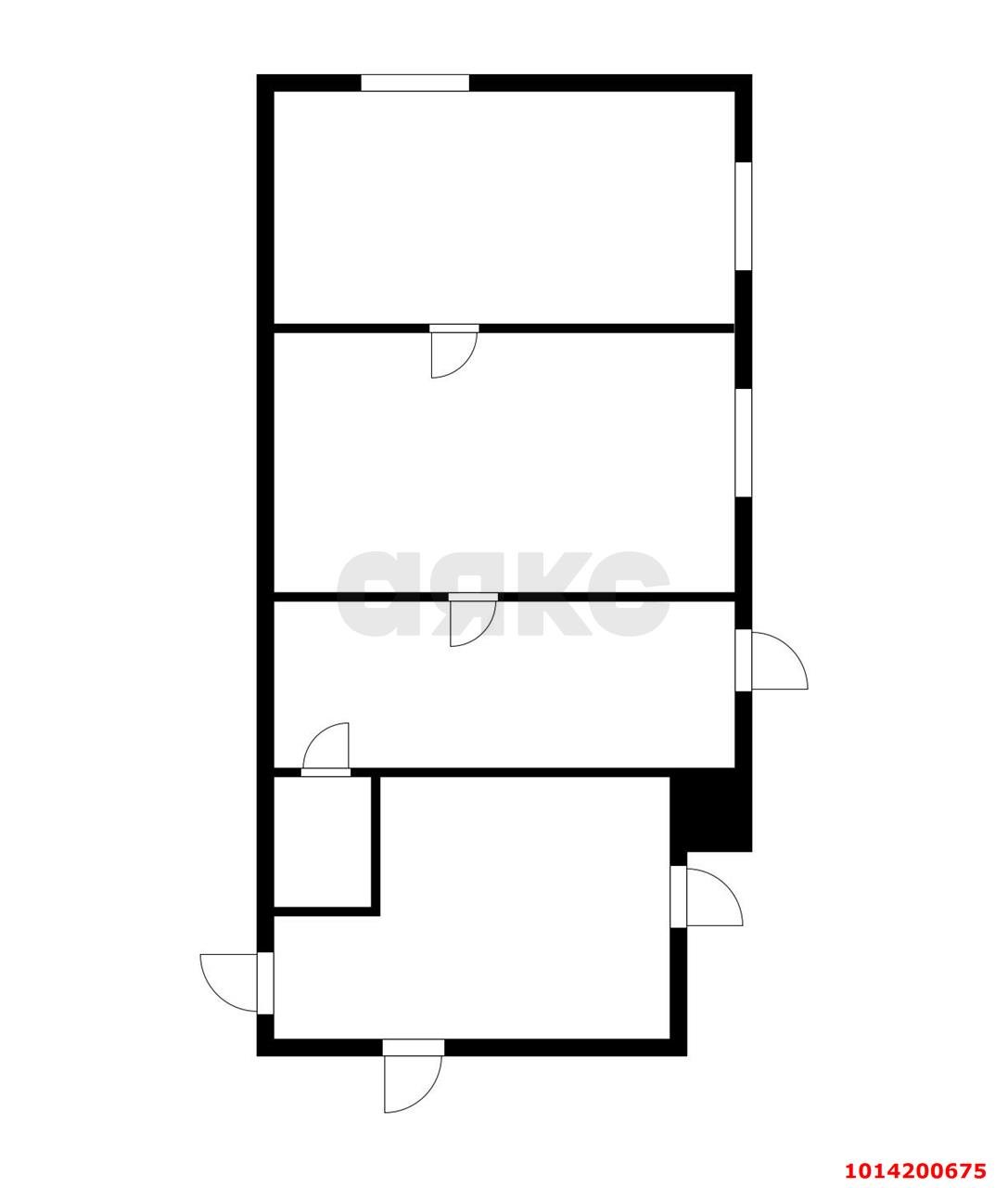 Фото №3: 2-комнатная квартира 28 м² - Краснодар, Центральный, ул. Митрофана Седина, 81