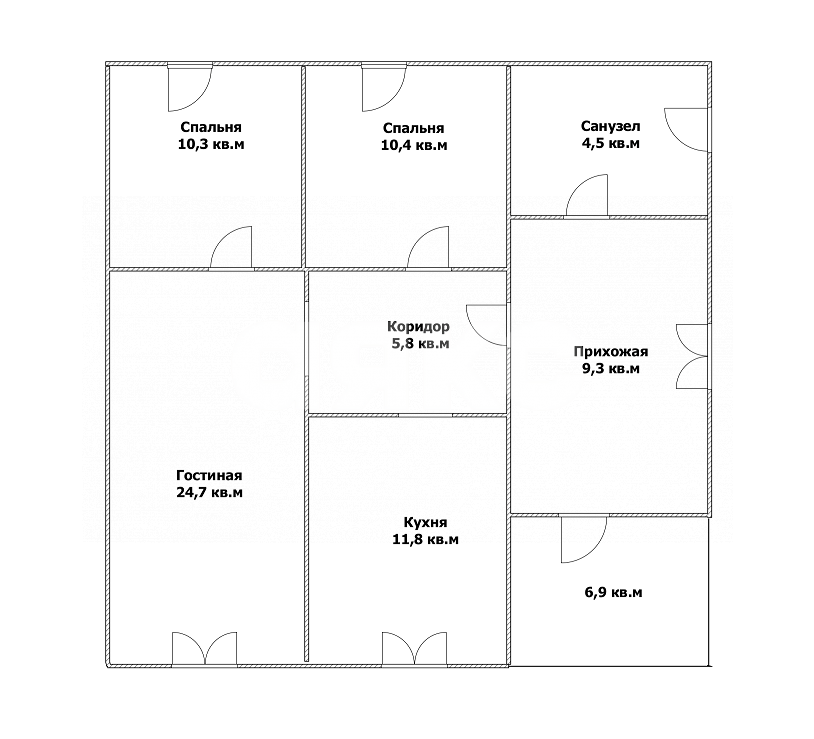 Фото №20: Дом 76&nbsp;м² + 8.32&nbsp;сот., 1&nbsp;эт. - Дружный, ул. Октябрьская, 25