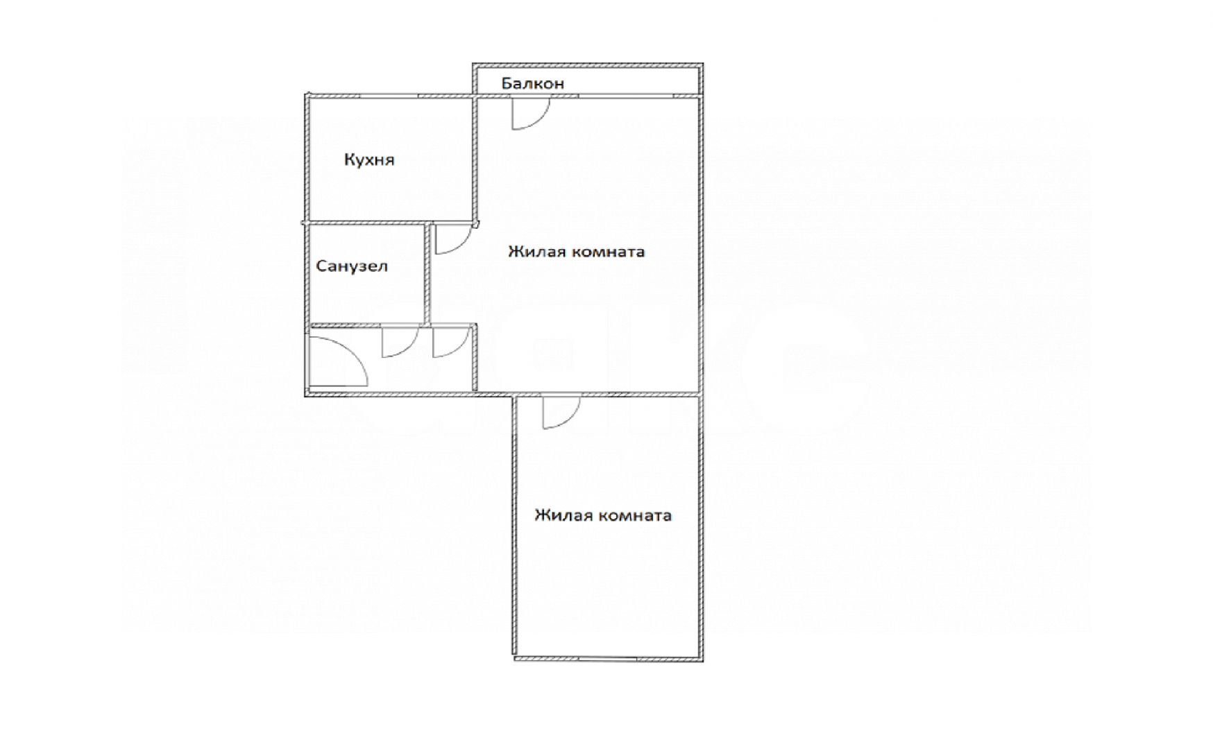 Фото №10: 2-комнатная квартира 43&nbsp;м², 5/5&nbsp;эт. - Майкоп, мкр. квартал Маяк, ул. Карла Маркса, 8