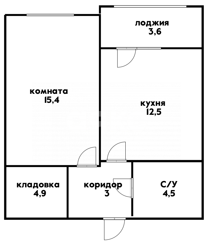 Фото №10: 1-комнатная квартира 40&nbsp;м², 2/7&nbsp;эт. - Геленджик, ул. Гоголя, 11Бк4