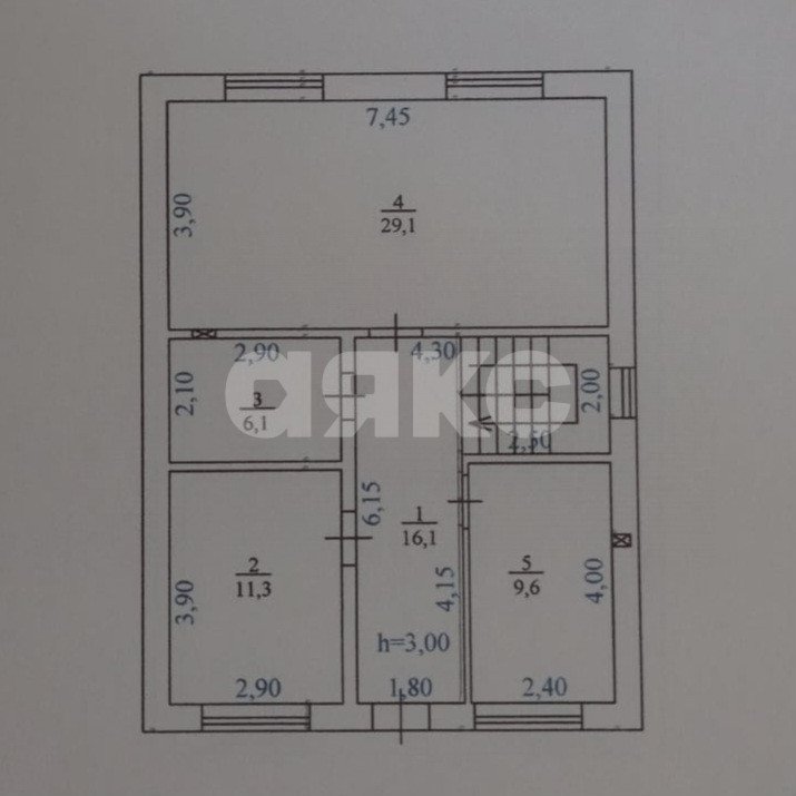 Фото №8: Дом 150&nbsp;м² + 6&nbsp;сот., 2&nbsp;эт. - Хрущёвка, ул. Клубная, 8