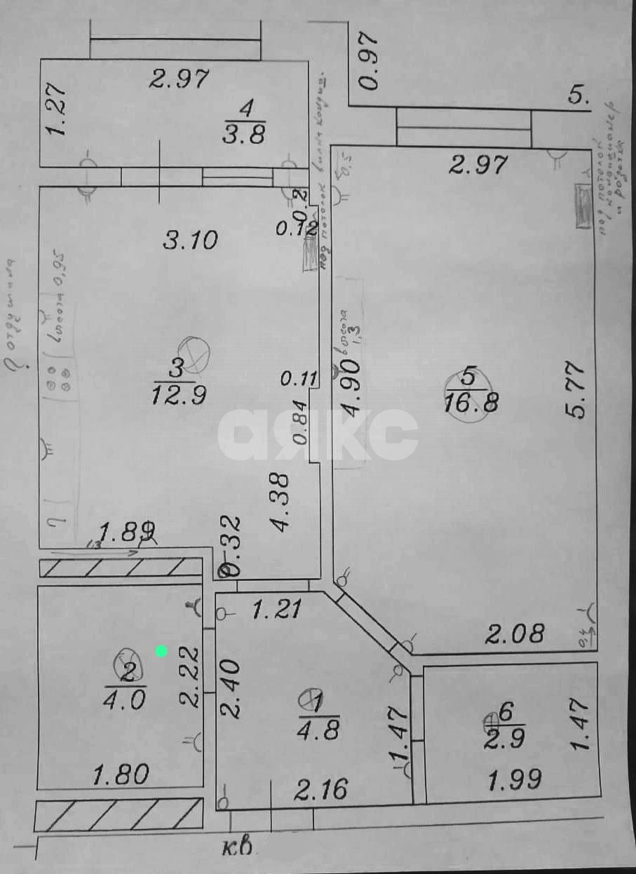 Фото №16: 1-комнатная квартира 45&nbsp;м², 6/6&nbsp;эт. - Анапа, мкр. ЖК Бельведер, ул. Таманская, 121к4