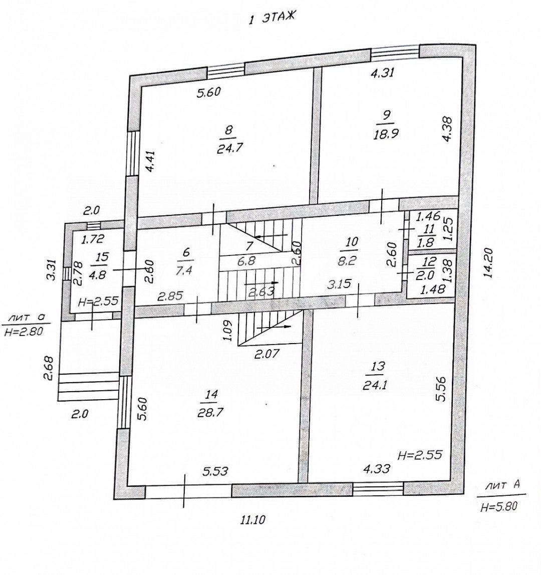 Фото №50: Дом 371&nbsp;м² + 9&nbsp;сот., 2&nbsp;эт. - Супсех, ул. Цветочная, 1