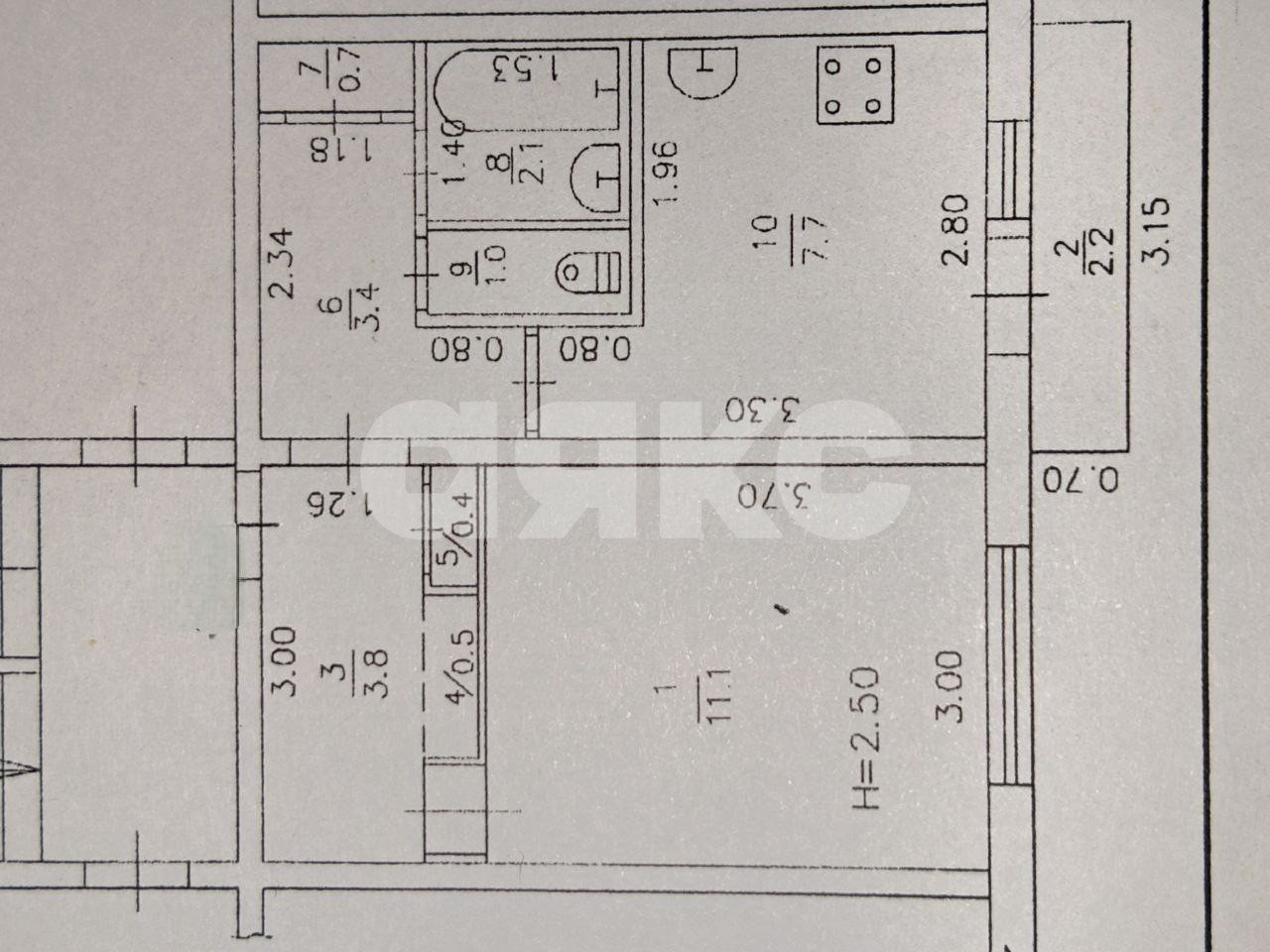 Фото №7: 1-комнатная квартира 30&nbsp;м², 3/5&nbsp;эт. - Первомайский, ул. Терешковой, 16