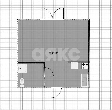 Фото №8: Студия 18&nbsp;м², 5/5&nbsp;эт. - Воскресенск, мкр. Лопатинский, ул. Комсомольская, 17