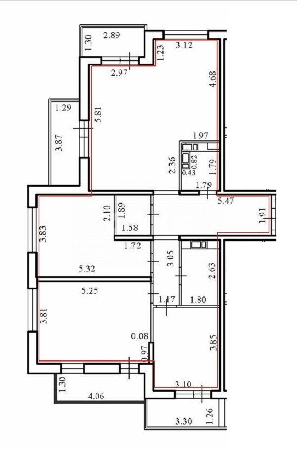 Фото №35: 3-комнатная квартира 125&nbsp;м², 8/16&nbsp;эт. - Новороссийск, Приморский, мкр. территория Цемдолина, ул. Солнечная, уч2