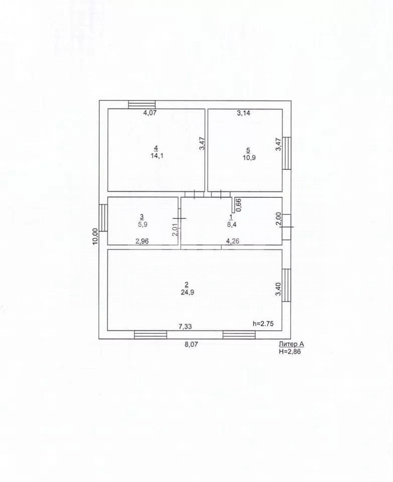 Фото №8: Дом 70&nbsp;м² + 3&nbsp;сот., 1&nbsp;эт. - Батайск, ул. Энгельса