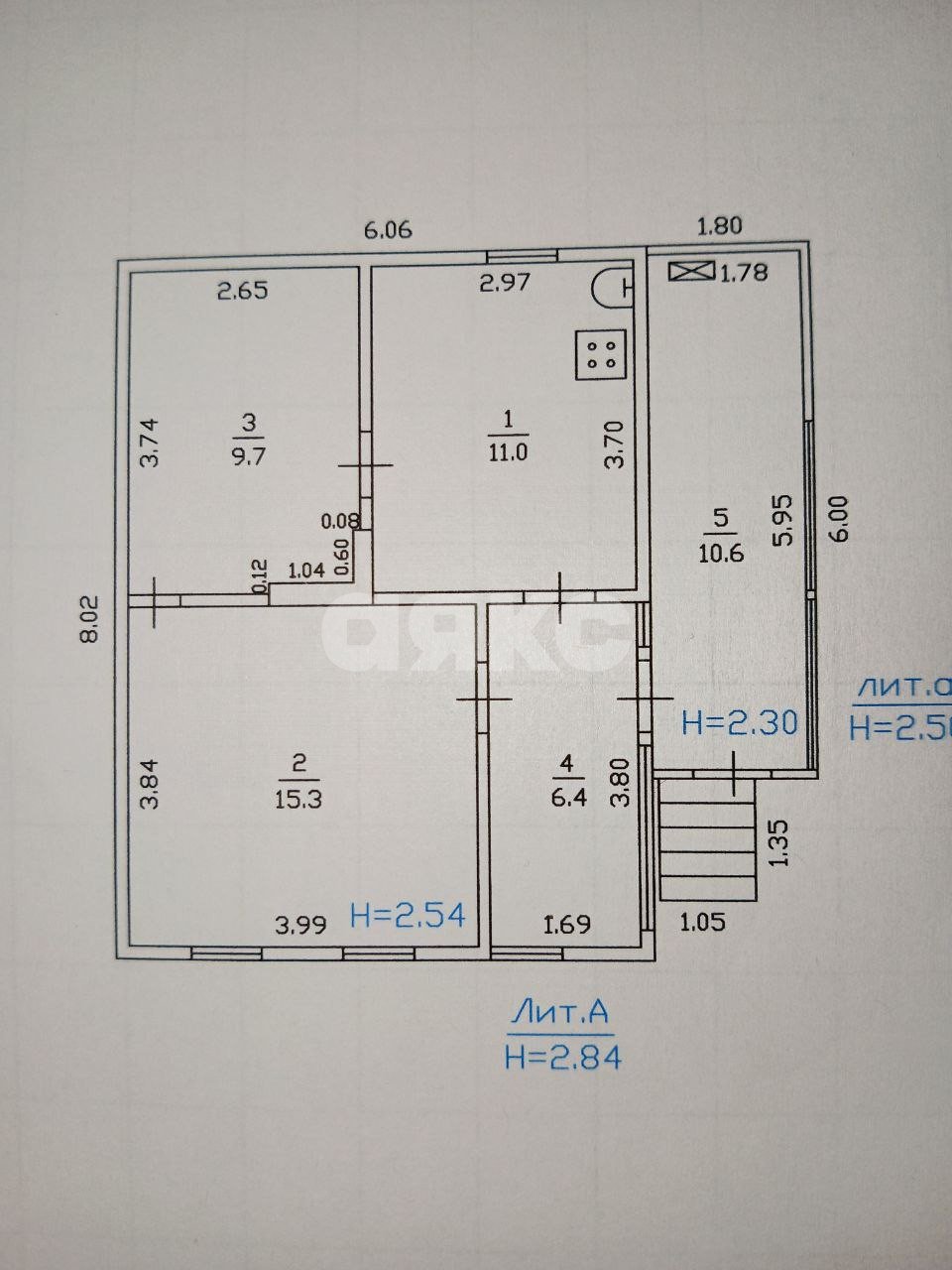 Фото №9: Дом 53&nbsp;м² + 11&nbsp;сот., 1&nbsp;эт. - Горячий Ключ, мкр. Заречье, ул. Кутузова