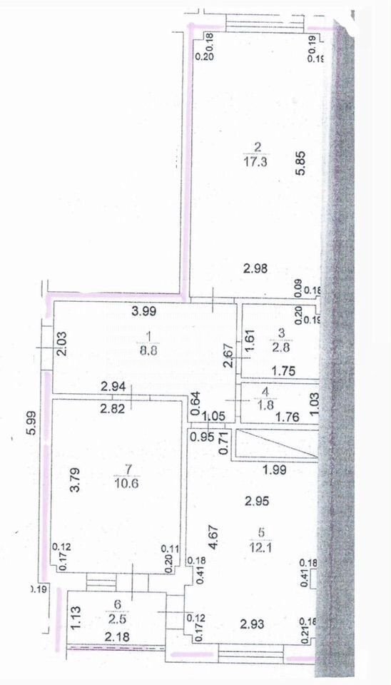 Фото №10: 2-комнатная квартира 54&nbsp;м², 1/10&nbsp;эт. - Горячий Ключ, мкр. Курортная Зона, ул. Ленина, 147А
