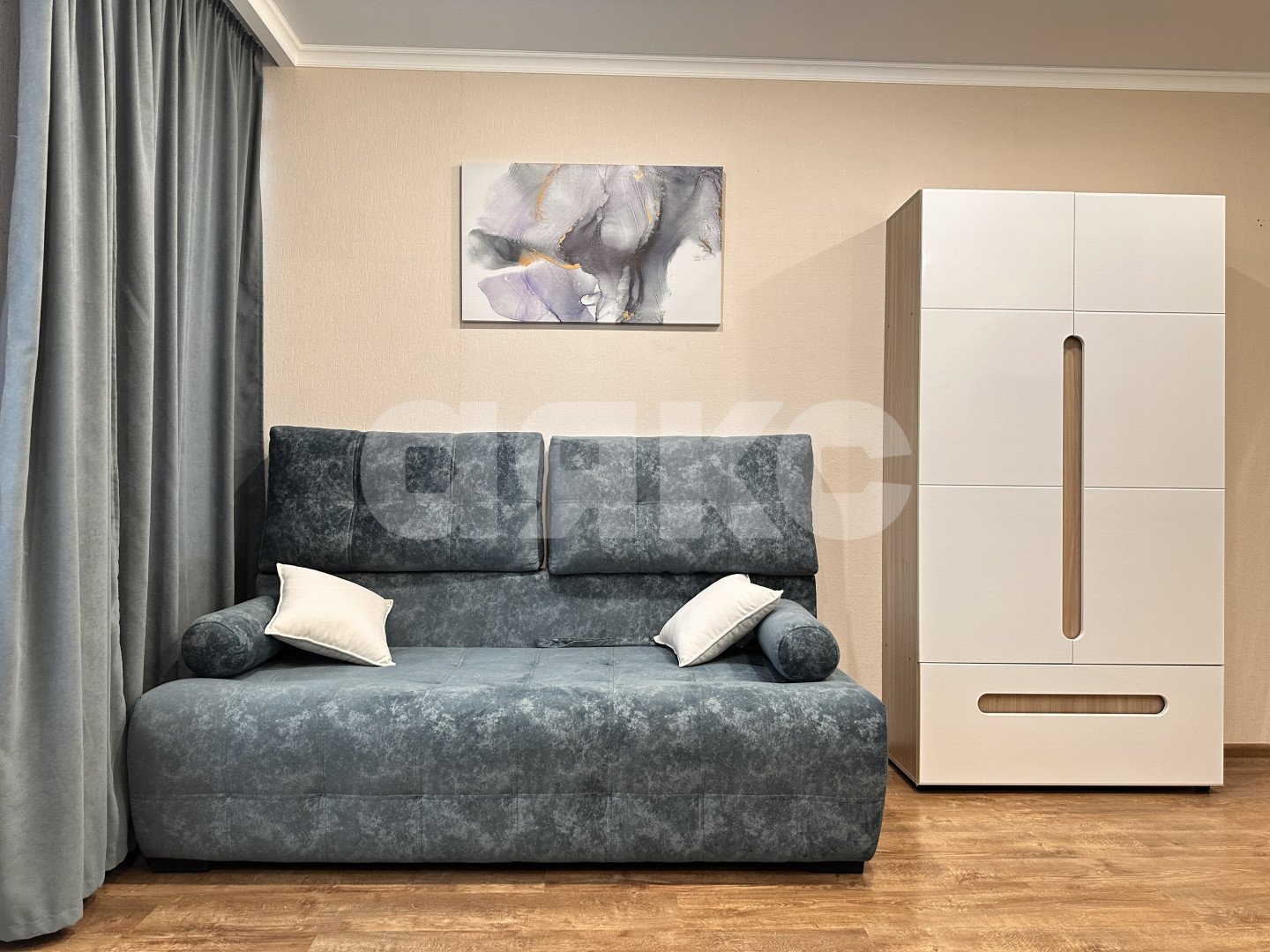Фото №3: Студия 30&nbsp;м², 19/20&nbsp;эт. - Анапа, Парковый, мкр. жилой комплекс Раз-Два-Три, ул. Анапское шоссе, 24к2