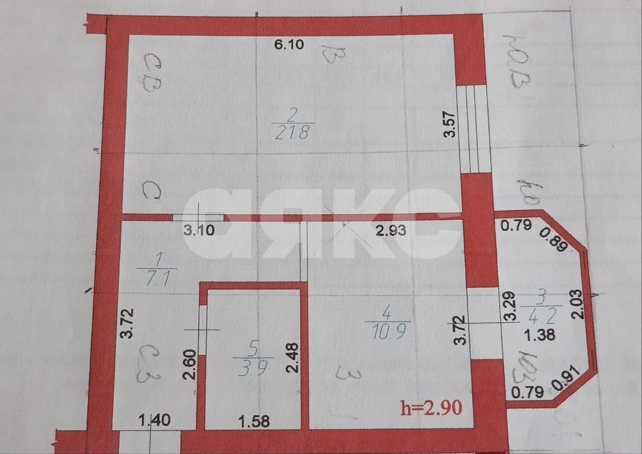 Фото №9: 1-комнатная квартира 47&nbsp;м², 4/4&nbsp;эт. - Горячий Ключ, мкр. Курортная Зона, ул. Кучерявого, 40
