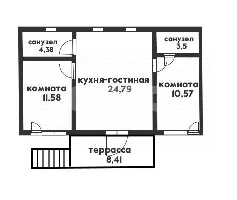 Фото №14: Дом 65&nbsp;м² + 4&nbsp;сот., 1&nbsp;эт. - территория СНТ Голубая Долина, 194