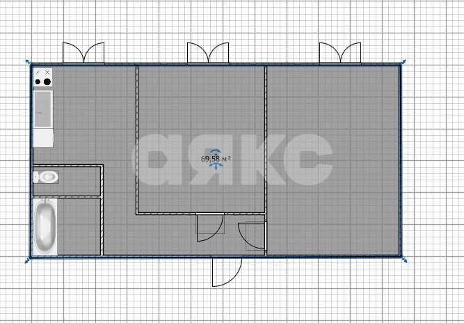Фото №13: 2-комнатная квартира 48&nbsp;м², 2/4&nbsp;эт. - Воскресенск, мкр. Центральный, ул. Победы, 18