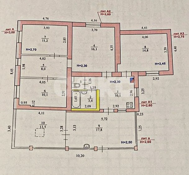 Фото №15: Дом 106&nbsp;м² + 7.6&nbsp;сот., 1&nbsp;эт. - Волгоград, Краснооктябрьский, п. Тир, ул. площадь Белинского