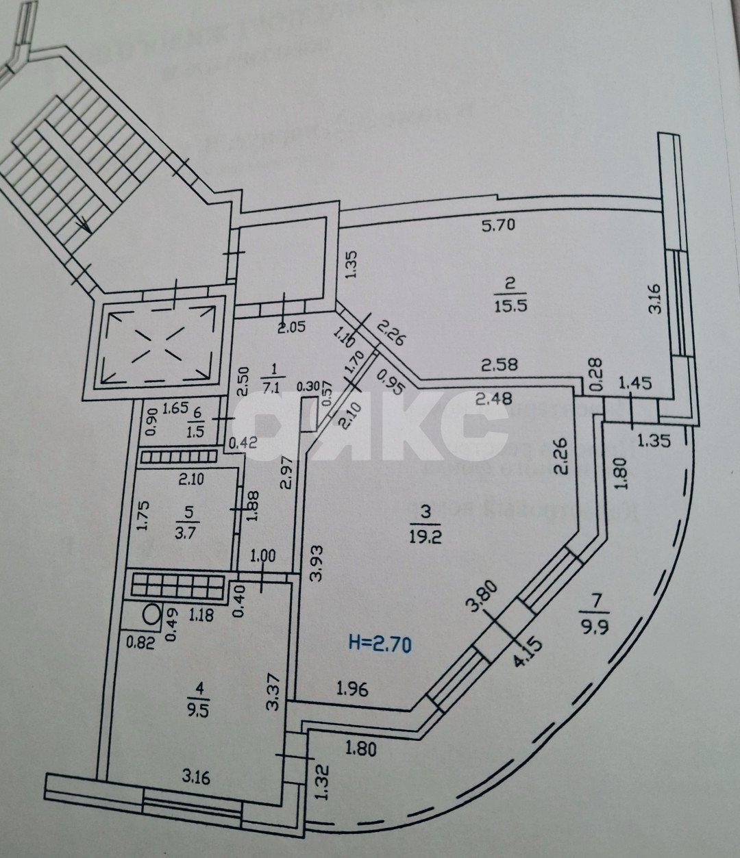 Фото №23: 2-комнатная квартира 56&nbsp;м², 2/9&nbsp;эт. - Горячий Ключ, мкр. Администрация, ул. Объездная, 2В