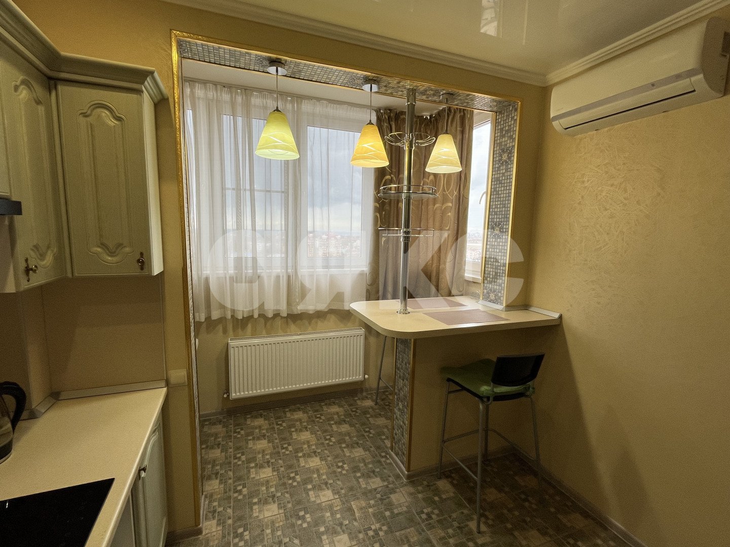 Фото №5: 1-комнатная квартира 30&nbsp;м², 12/13&nbsp;эт. - Анапа, Алексеевка, мкр. ЖК Лазурный, ул. Крестьянская, 27к1