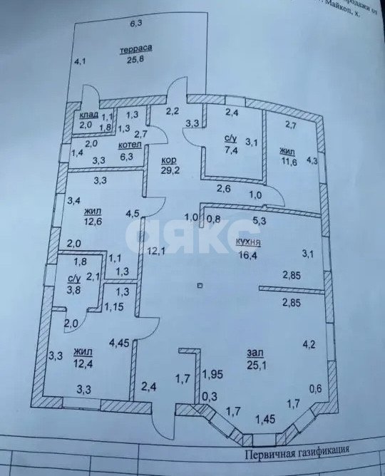 Фото №15: Дом 145&nbsp;м² + 5.4&nbsp;сот., 1&nbsp;эт. - Гавердовский, пер. Богатырский