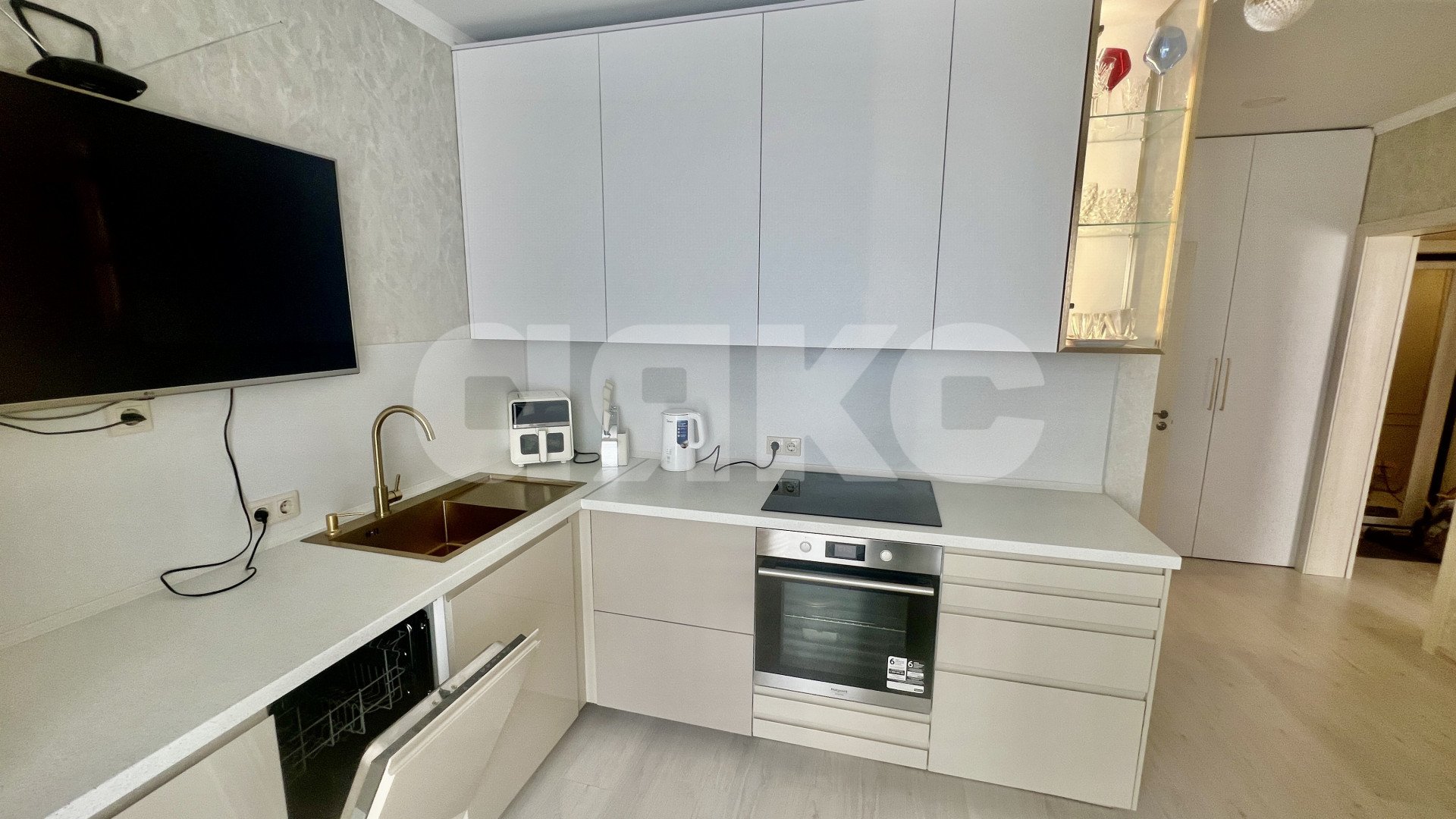 Фото №4: 2-комнатная квартира 62&nbsp;м², 6/8&nbsp;эт. - Анапа, Парковый, мкр. ЖК Времена Года, ул. Мирная, 29к11