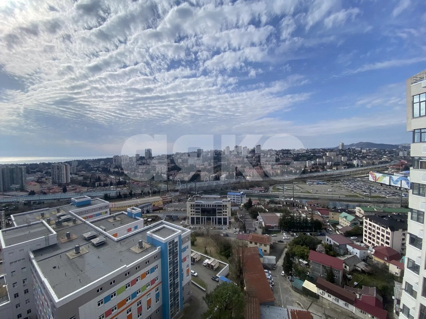 Фото №12: Студия 26&nbsp;м², 19/20&nbsp;эт. - Сочи, Центральный, Ареда, жилой комплекс Огни Сочи, мкр. Больничный городок, пер. Дагомысский, 18к1