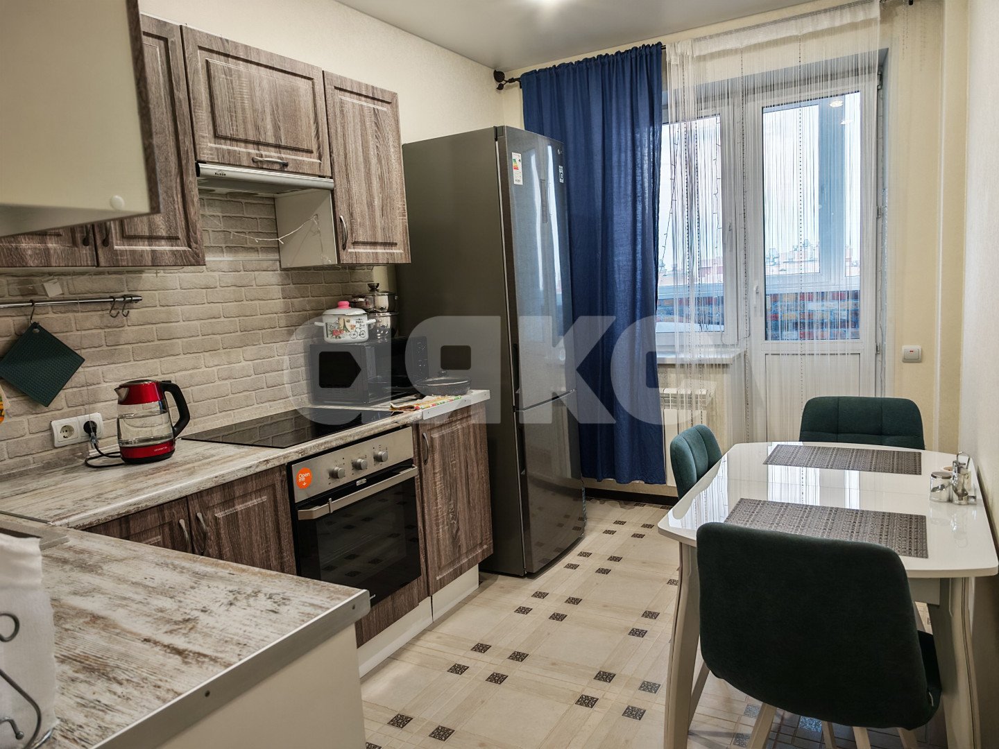 Фото №2: 1-комнатная квартира 40&nbsp;м², 19/22&nbsp;эт. - Тула, Привокзальный территориальный округ, мкр. ЖК Зеленстрой-2, пр-кт Ленина, 140