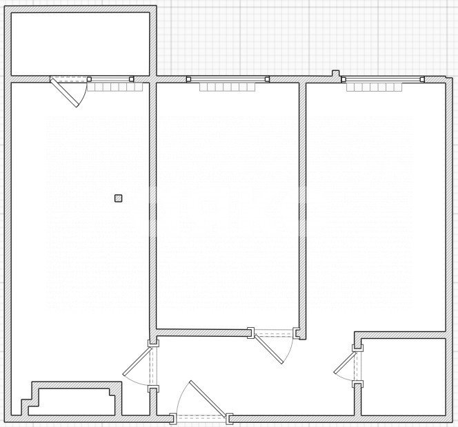 Фото №13: 2-комнатная квартира 57&nbsp;м², 4/9&nbsp;эт. - Тула, Привокзальный территориальный округ, ЖК Современник в Петровском, мкр. Петровский квартал, ул. Лётчика Пирожкова, 9