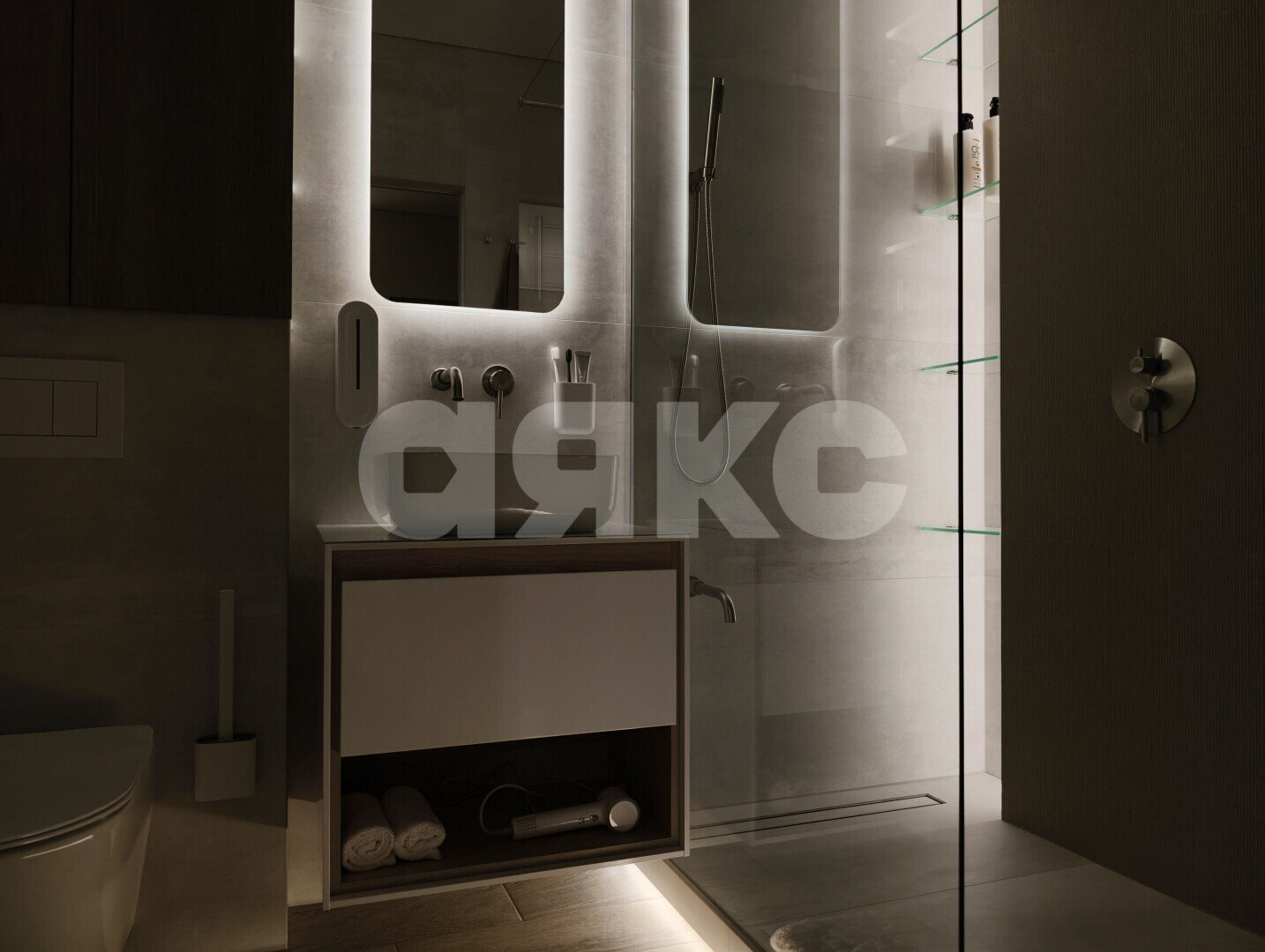 Фото №27: 2-комнатная квартира 45&nbsp;м², 1/6&nbsp;эт. - Анапа, мкр. ЖК Бельведер, ул. Таманская, 121к16