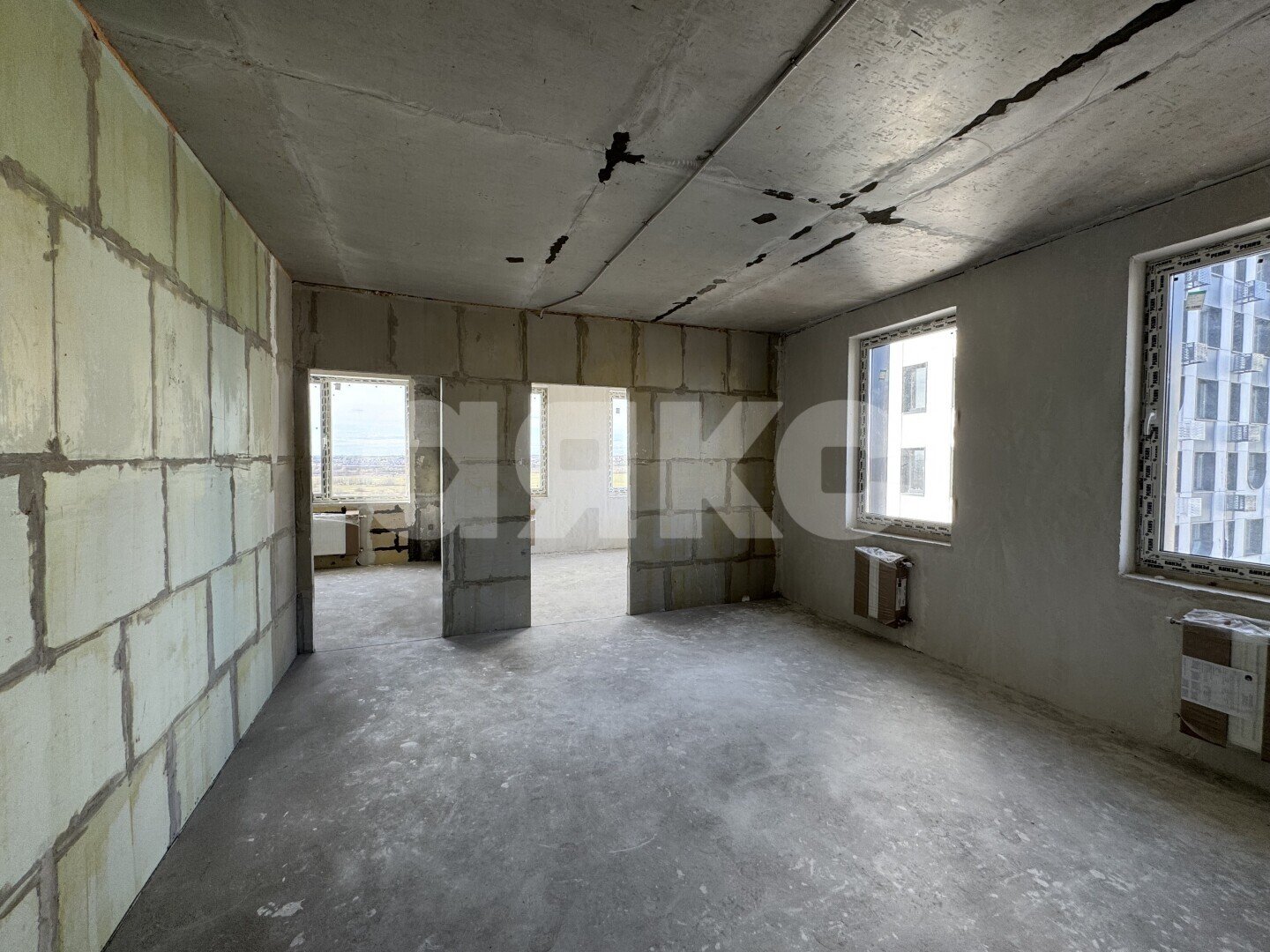 Фото №6: 3-комнатная квартира 63&nbsp;м², 9/15&nbsp;эт. - Тула, Привокзальный территориальный округ, Мясново, мкр. жилой комлекс Авиатор, ул. Чмутова, 158к2