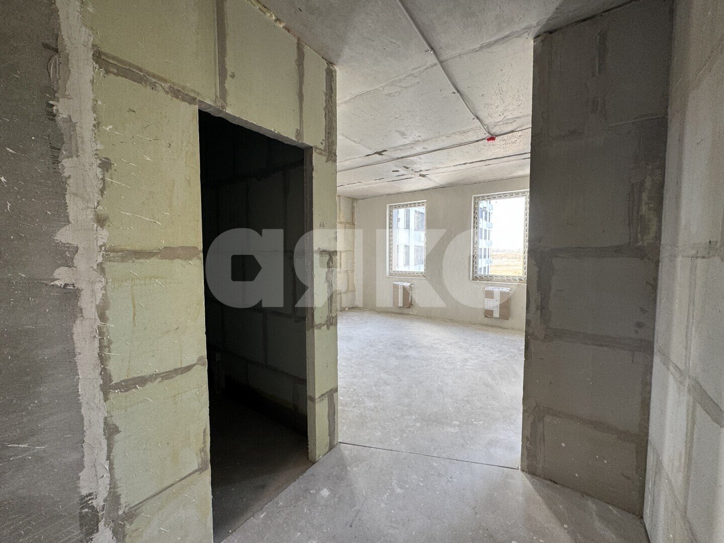 Фото №2: 3-комнатная квартира 63&nbsp;м², 9/15&nbsp;эт. - Тула, Привокзальный территориальный округ, Мясново, мкр. жилой комлекс Авиатор, ул. Чмутова, 158к2