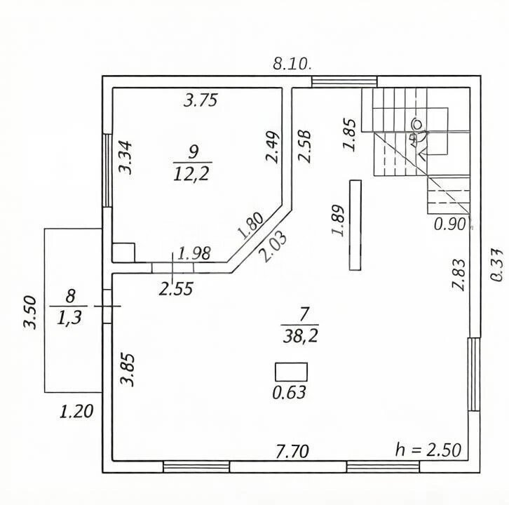 Фото №8: Дом 138&nbsp;м² + 7.5&nbsp;сот., 2&nbsp;эт. - СТ Ветеран, 42