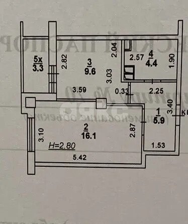 Фото №12: 1-комнатная квартира 39&nbsp;м², 7/24&nbsp;эт. - Батайск, ул. 1-й Пятилетки, 2Ж