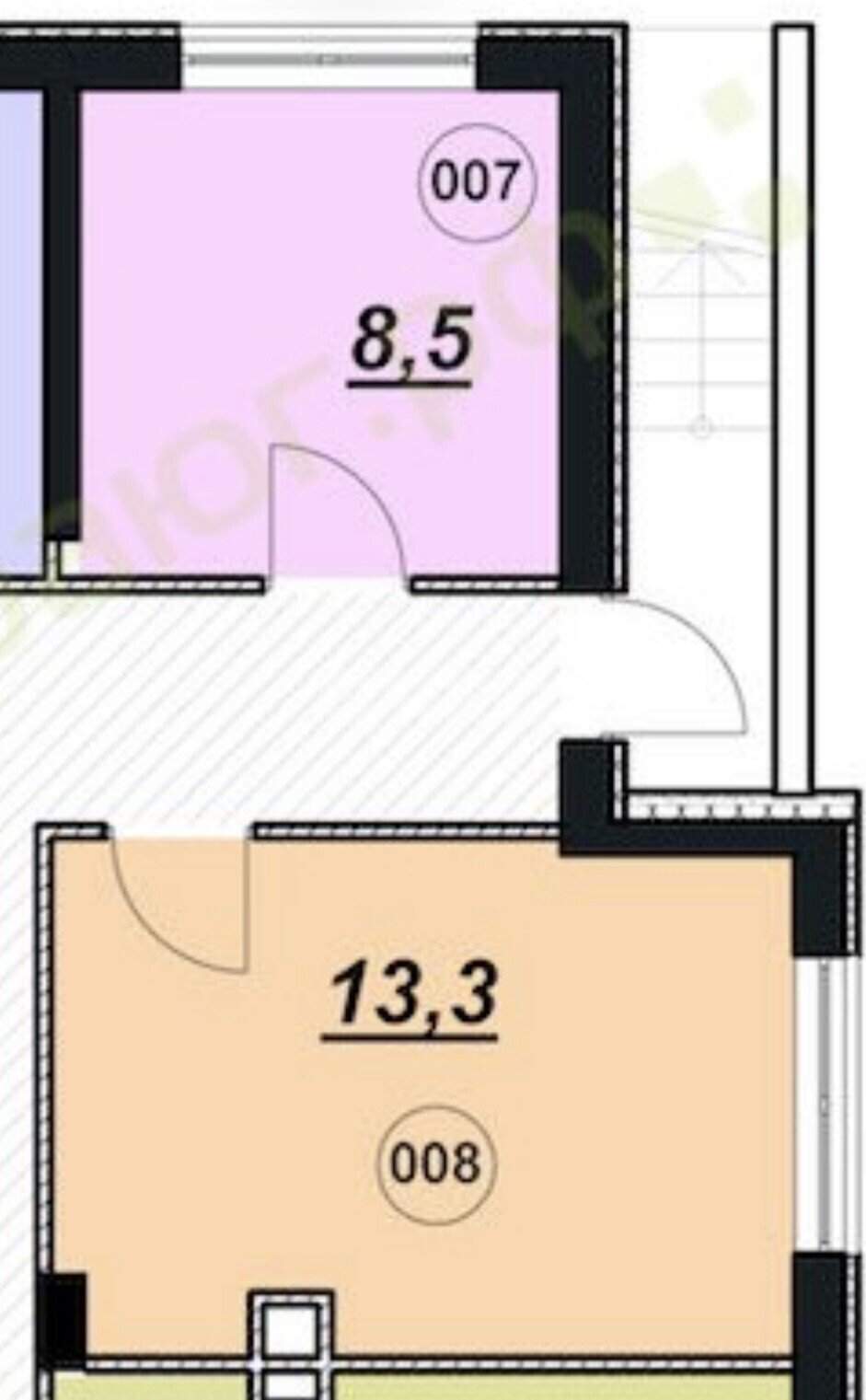 Фото №6: Студия 13&nbsp;м², -1/13&nbsp;эт. - Анапа, Алексеевка, мкр. ЖК Лазурный, ул. Крестьянская, 27к6