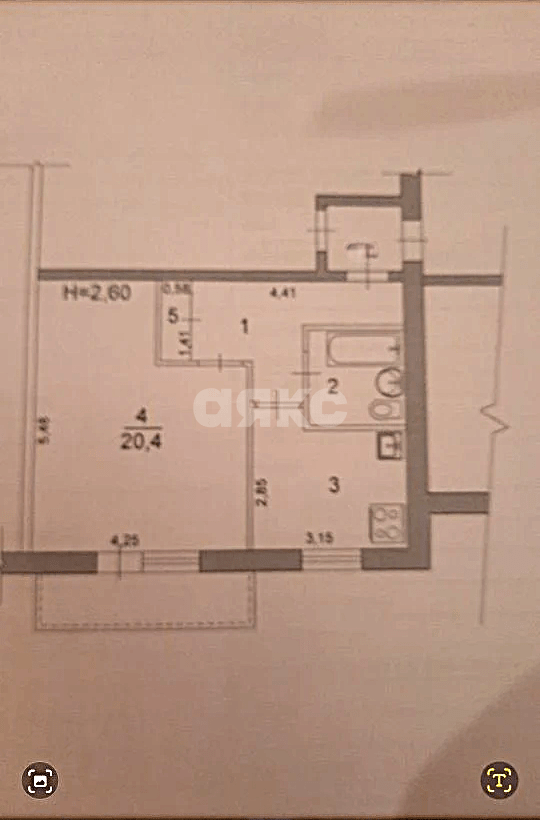 Фото №12: 1-комнатная квартира 43&nbsp;м², 8/9&nbsp;эт. - Волгоград, Советский, п. территория Рабочий  Горьковский, ул. Волгоградская, 1/8