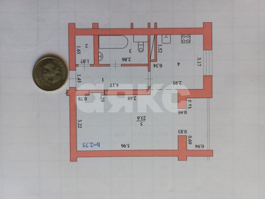 Фото №21: 1-комнатная квартира 45&nbsp;м², 3/10&nbsp;эт. - Волгоград, Краснооктябрьский, мкр. ЖК Мишино, ул. Новоремесленная, 3