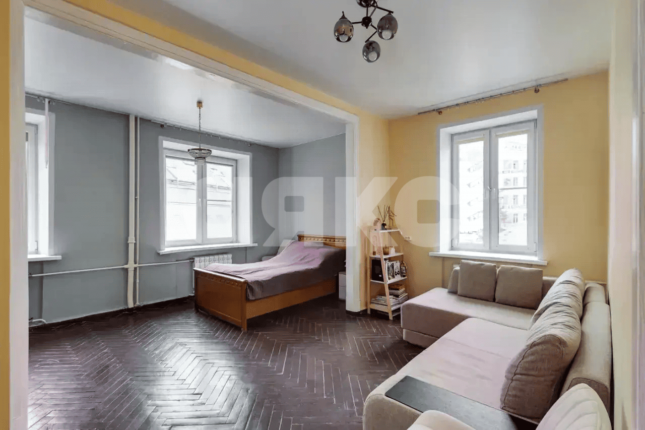 Фото №5: 1-комнатная квартира 51&nbsp;м², 4/5&nbsp;эт. - Москва, пер. Нижний Кисловский, 8/2с2