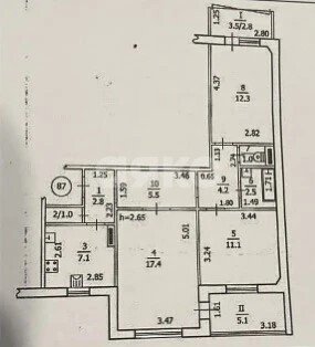 Фото №10: 3-комнатная квартира 72&nbsp;м², 2/10&nbsp;эт. - Луганск, Артёмовский, мкр. Степной квартал, 19
