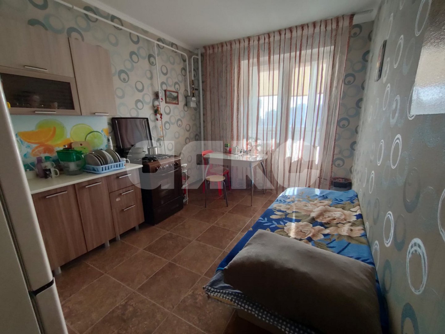 Фото №4: 1-комнатная квартира 46&nbsp;м², 8/13&nbsp;эт. - Анапа, ЖК Лазурный, мкр. Алексеевка, ул. Лазурная, 10к1