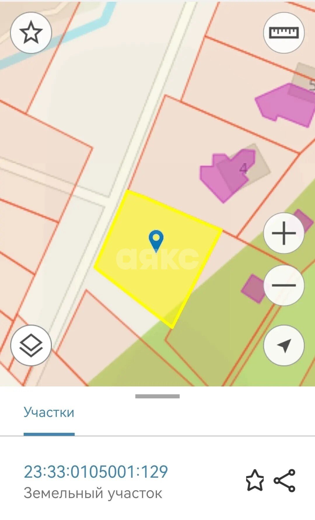Фото №4: Земельный участок под ИЖС 9&nbsp;сот. - Пляхо, мкр. Широкая Щель