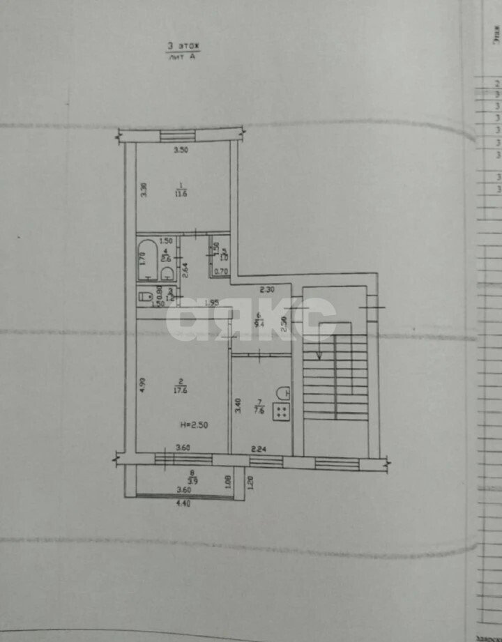 Фото №14: 2-комнатная квартира 51&nbsp;м², 3/5&nbsp;эт. - Горячий Ключ, мкр. Администрация, ул. Ленина, 193