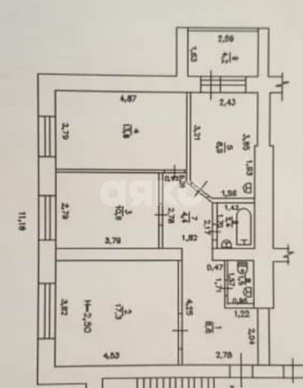 Фото №29: 3-комнатная квартира 77&nbsp;м², 5/5&nbsp;эт. - Горячий Ключ, мкр. Администрация, ул. Кириченко, 17к3