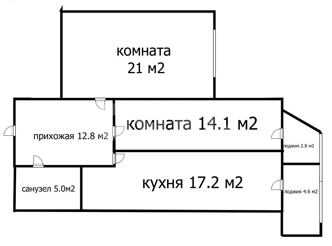 Фото №14: 2-комнатная квартира 70&nbsp;м², 3/6&nbsp;эт. - Геленджик, мкр. жилой комплекс Созвездие, пр-кт Геленджикский, 4В