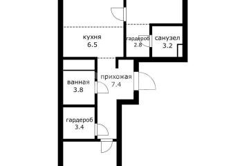 Фото №1: 3-комнатная квартира 68 м², 7/18 эт. - Москва Новомосковский административный округ