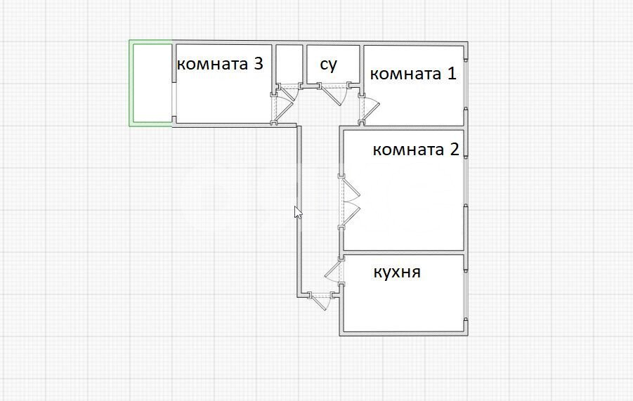 Фото №36: 3-комнатная квартира 67&nbsp;м², 6/9&nbsp;эт. - Геленджик, мкр. Парус, 20