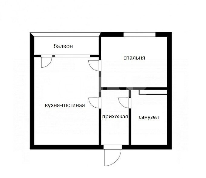 Фото №27: 1-комнатная квартира 30&nbsp;м², 3/10&nbsp;эт. - Сочи, Центральный, жилой комплекс Гармония, мкр. Мамайка, ул. Волжская, 34/2