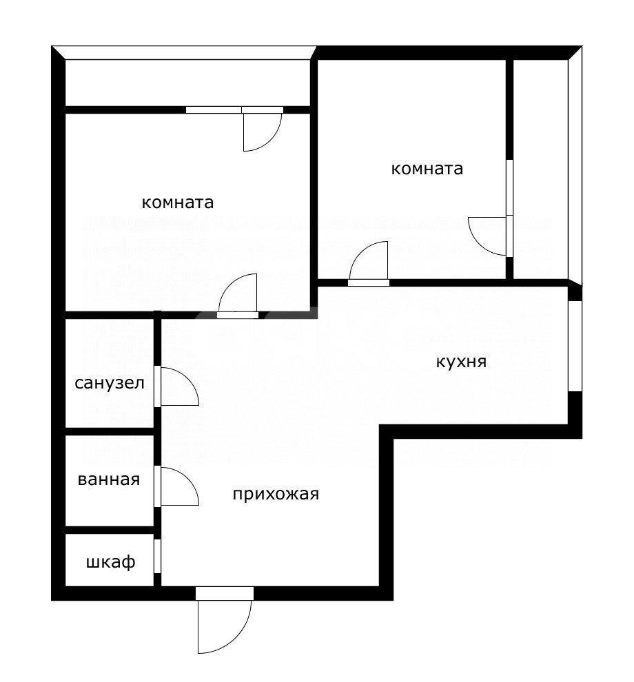 Фото №28: 2-комнатная квартира 60&nbsp;м², 6/9&nbsp;эт. - Сочи, Центральный, Ареда, мкр. Больничный городок, ул. Чебрикова, 48
