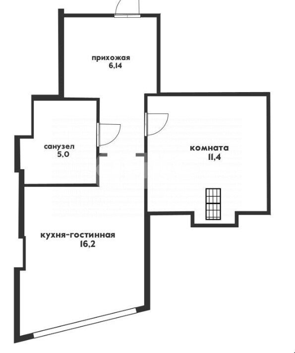 Фото №8: 1-комнатная квартира 40&nbsp;м², 7/7&nbsp;эт. - Геленджик, мкр. 5-й, ул. Херсонская, 70